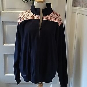 Simply Southern XL blue white orange sweatshirt